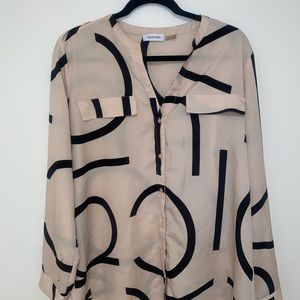 Calvin Klein printed blouse